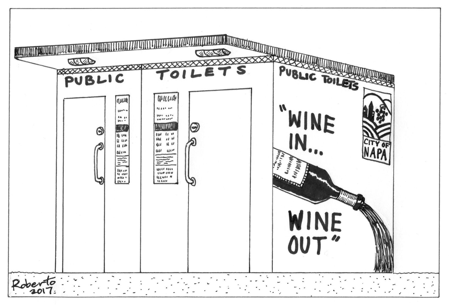 Roberto Tinoco editorial cartoon